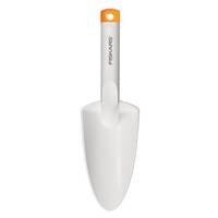 Fiskars 1027032, Gartenkelle, Stahl, Weiß, Monochromatisch, 70 mm, 82 g