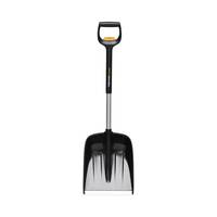 Fiskars X-series Teleskop-Autoschneeschaufel, Schneeschaufel, Metall, Schwarz, Silber, Anpassbar, Ergonomisch, Finnland,