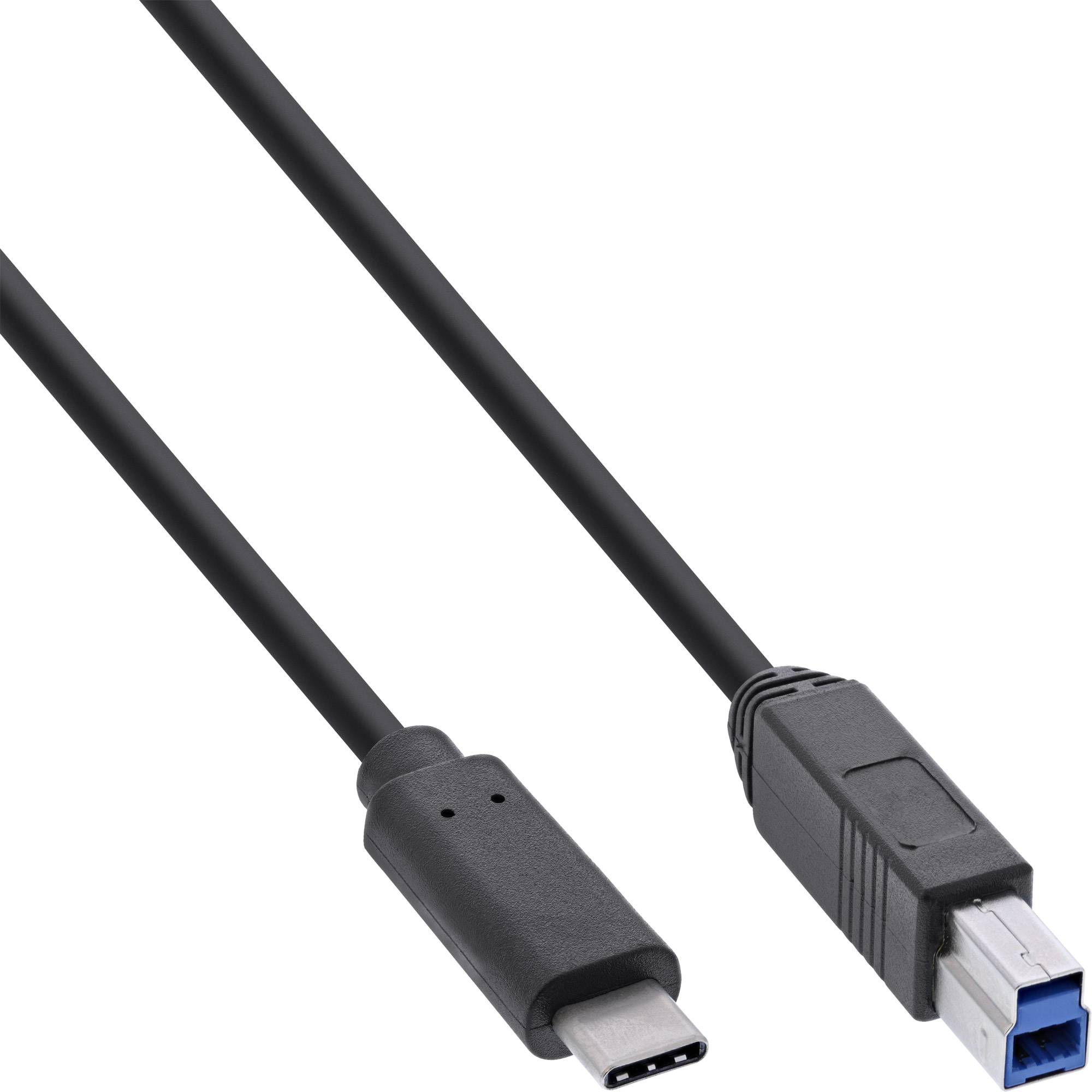 INLINE - USB 3.0 Hub - 7 Port - Aluminiumgehäuse - schwarz - mit 2,5A Netzteil