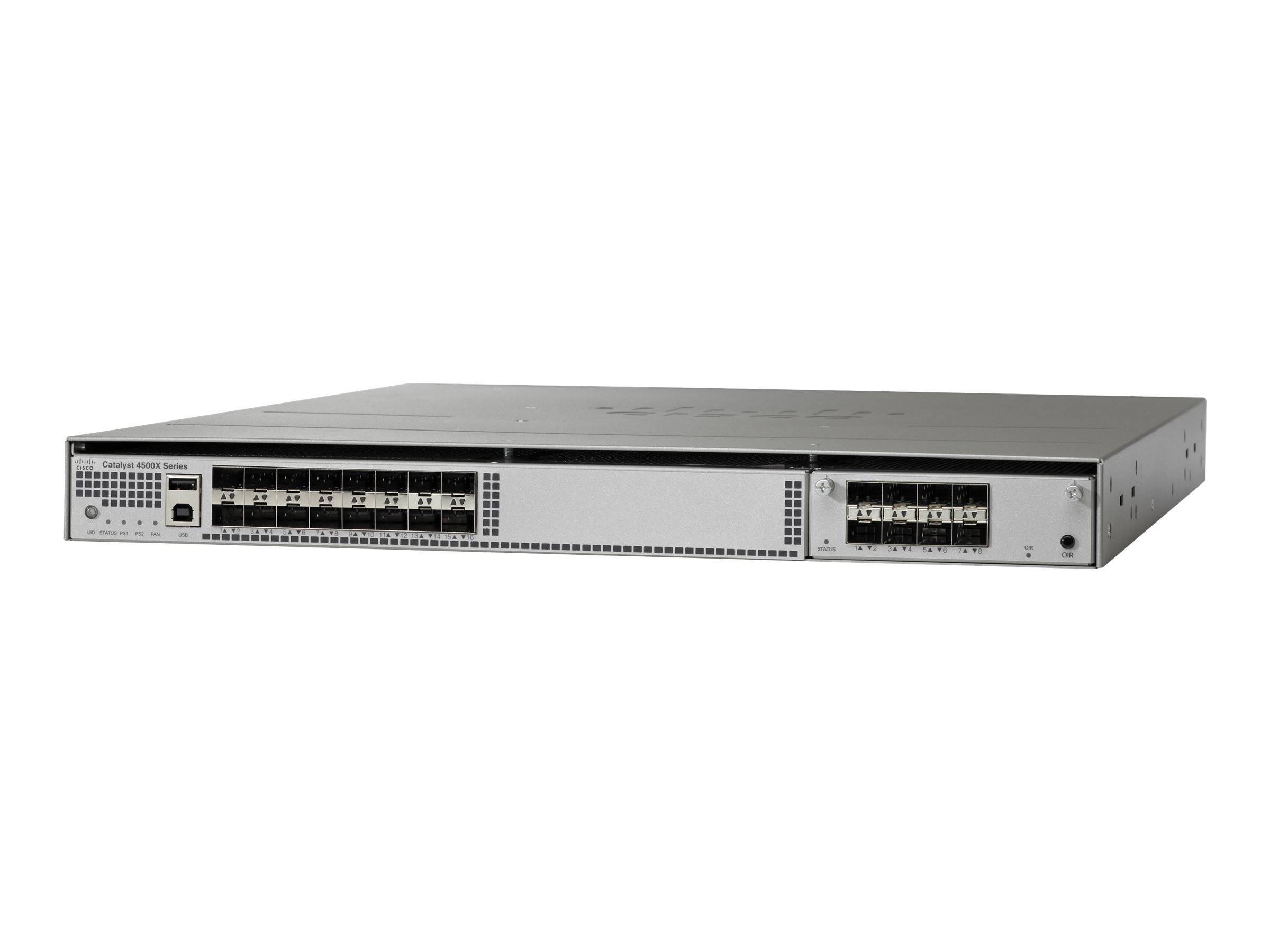 Cisco Catalyst 4500-X - Switch - managed - 24 x 10 Gigabit SFP+