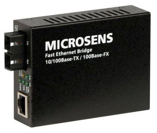 Microsens MS400210, Fast Ethernet Medienkonverter mit Bridging-Funktion