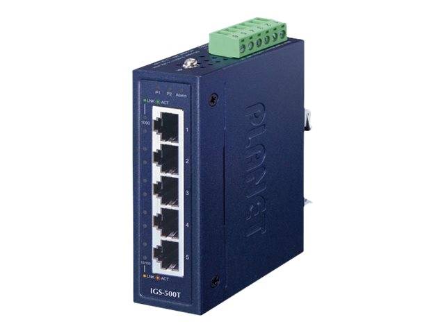 PLANET IGS-500T - Switch - unmanaged - 5 x 10/100/1000