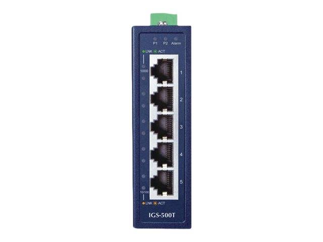 PLANET IGS-500T - Switch - unmanaged - 5 x 10/100/1000