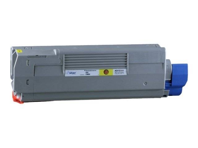 ASTAR Gelb - kompatibel - Tonerpatrone (Alternative zu: OKI 43872305) - für OKI