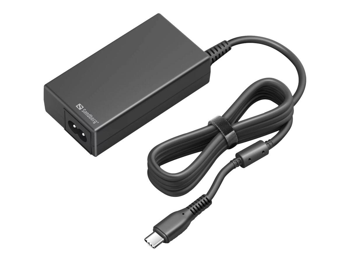 SANDBERG USB-C AC Charger PD65W - Netzteil - 65 Watt - 3.25 A (24 pin USB-C) - 3
