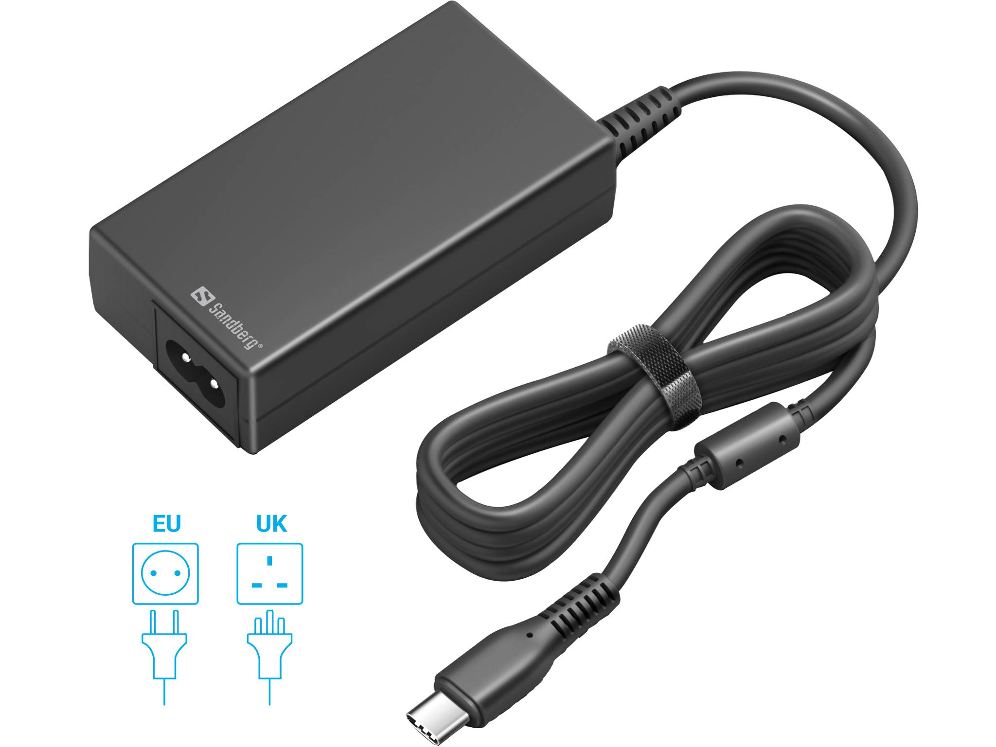 SANDBERG USB-C AC Charger PD65W - Netzteil - 65 Watt - 3.25 A (24 pin USB-C)