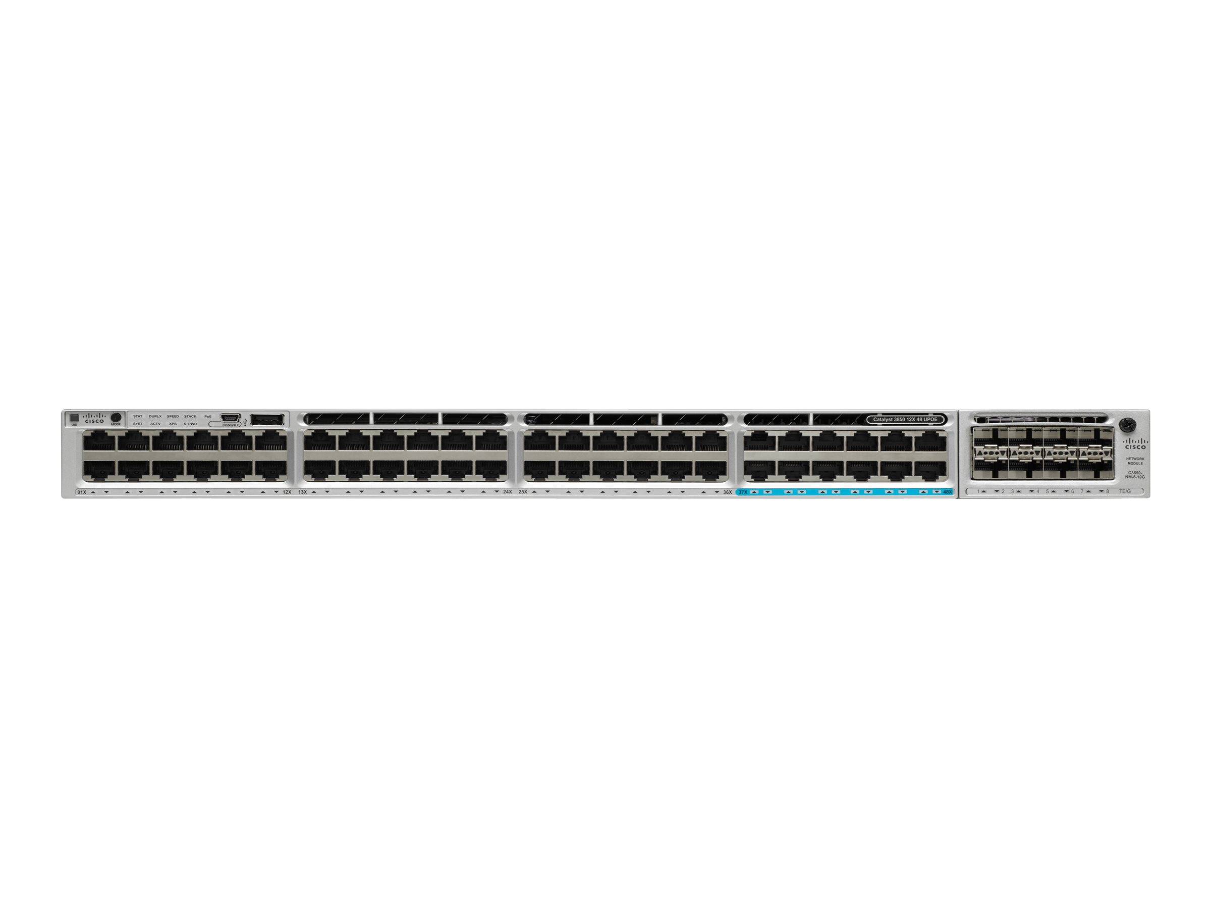 Cisco Catalyst 3850-48U-L - Switch - L3 - managed - 48 x 10/100/1000 (UPOE)