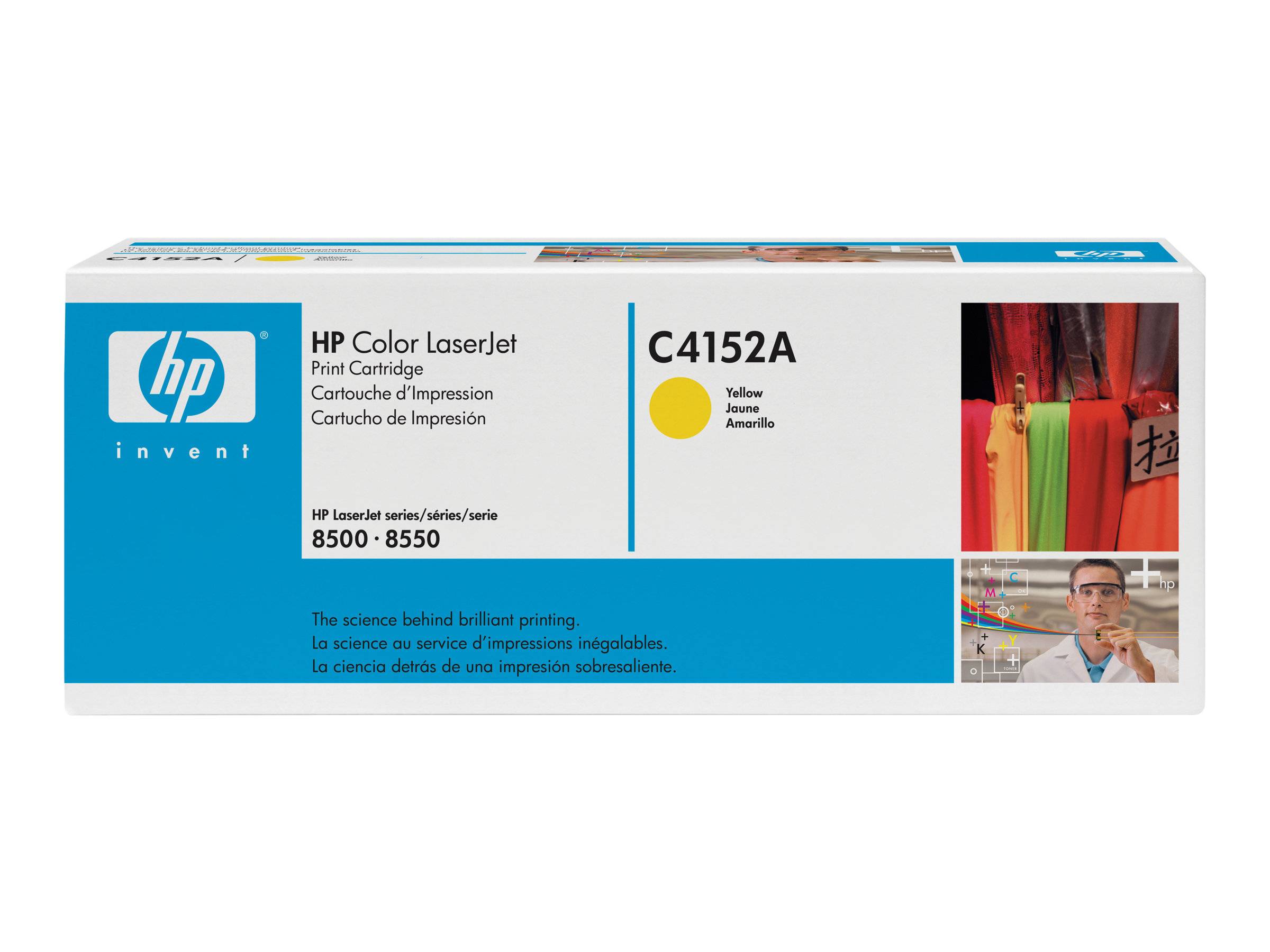 HP C4152A - Toner gelb - für Color LaserJet 8500, 8500dn, 8500gn, 8500n, 8550, 8550dn, 8550gn, 8550mfp, 8550n