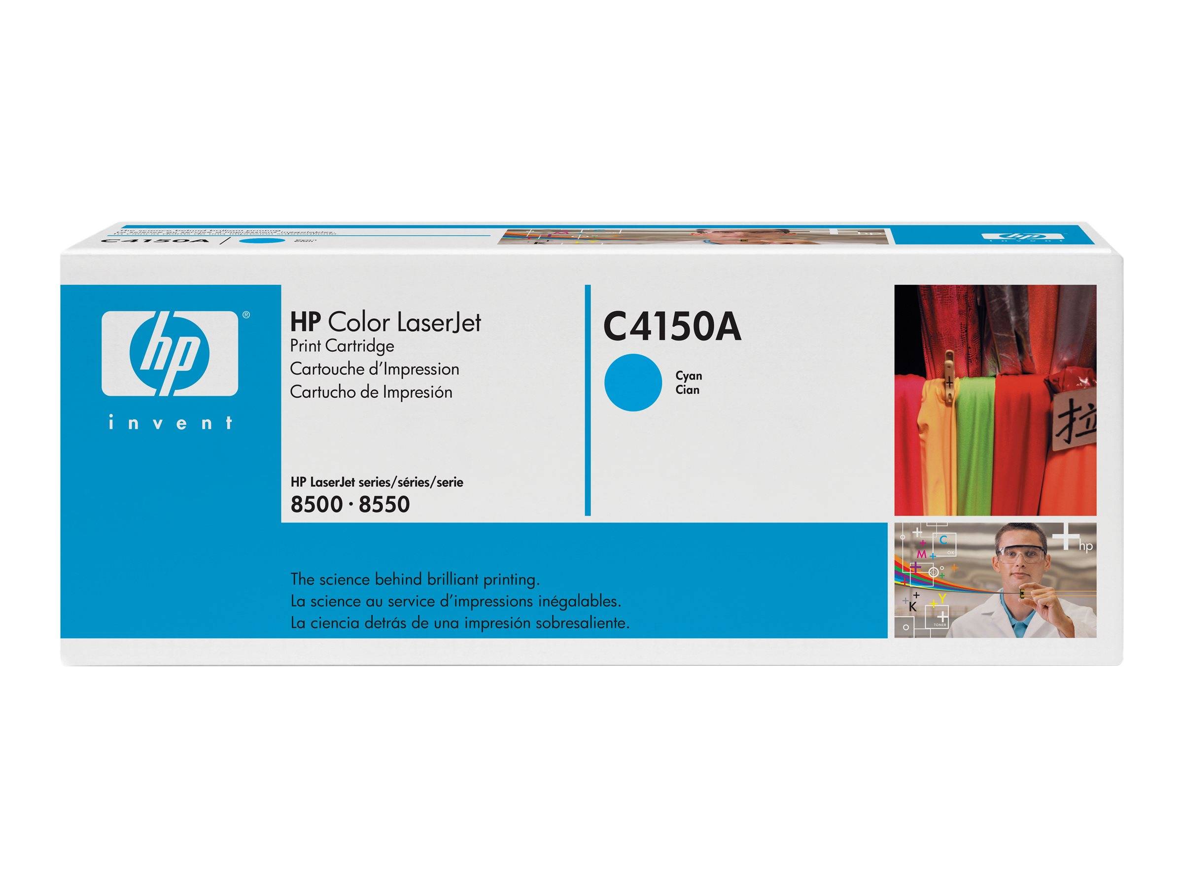 HP C4150A - Toner cyan - für Color LaserJet 8500, 8500dn, 8500gn, 8500n, 8550, 8550dn, 8550gn, 8550mfp, 8550n