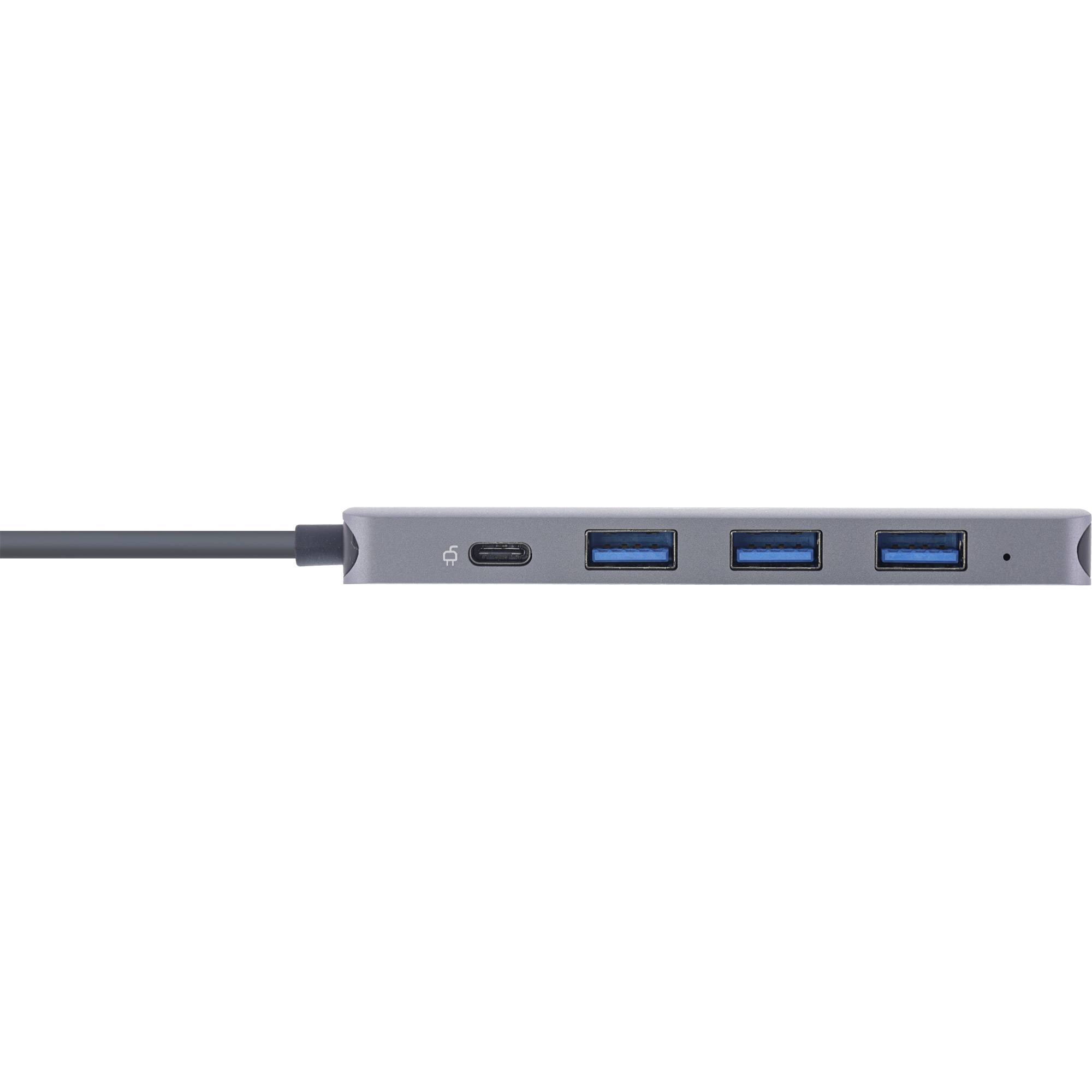 INLINE - USB 3.2 USB-C Multi Hub (4x USB-A 5Gb/s + USB-C (Data/PD 87W)