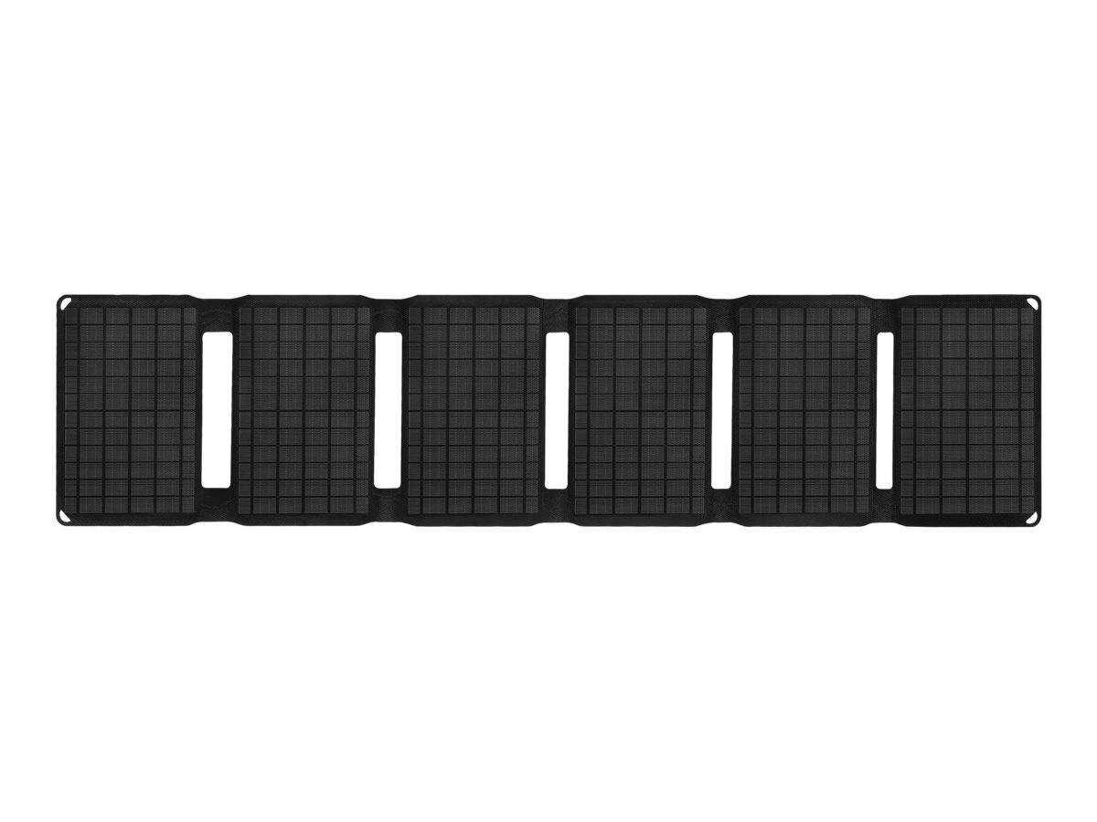 Sandberg - Solarladegerät - 40 Watt - 3 A - QC 3.0 - 3 Ausgabeanschlussstellen (USB, 24 pin USB-C, Gleichstromstecker 5,