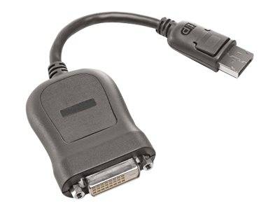 Lenovo DisplayPort-Adapter - DisplayPort (M) - bis DVI-D (W) - 20 cm