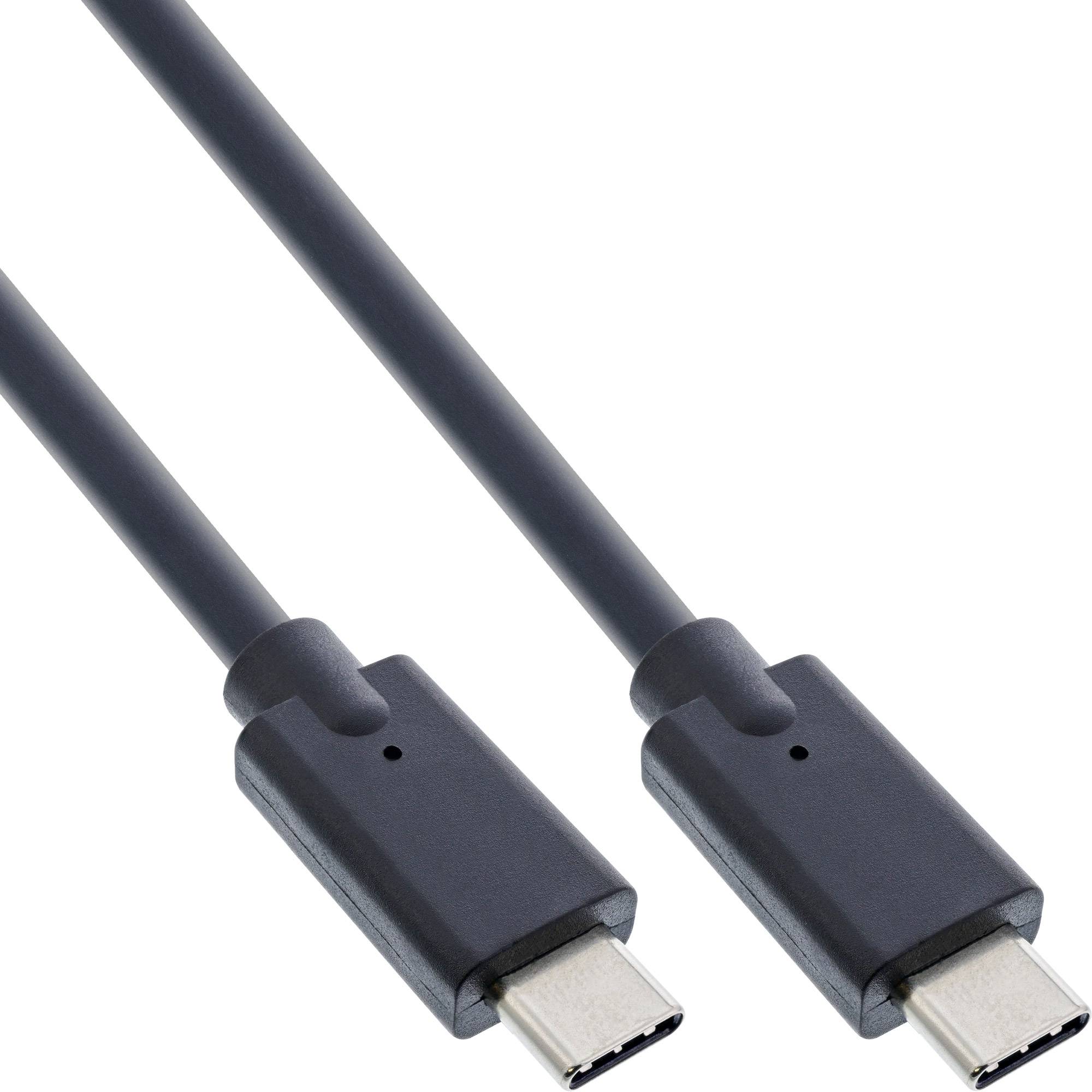 INLINE - USB 3.2 Gen.2x2 Kabel - USB-C Stecker/Stecker - schwarz - 0,3m