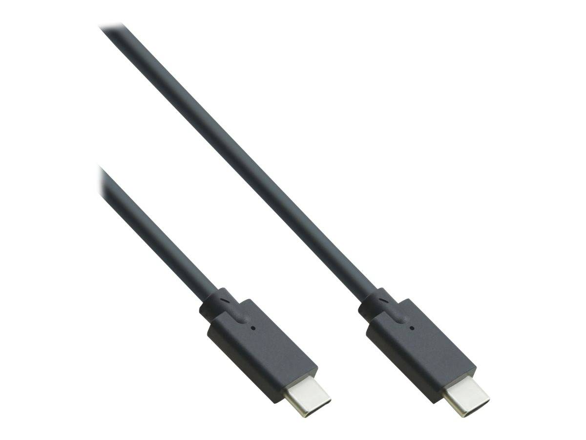 INLINE - USB 3.2 Gen.2x2 Kabel - USB-C Stecker/Stecker - schwarz - 1m