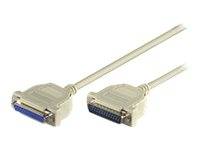 MicroConnect - Serielles / paralleles Kabel - DB-25 (M)
