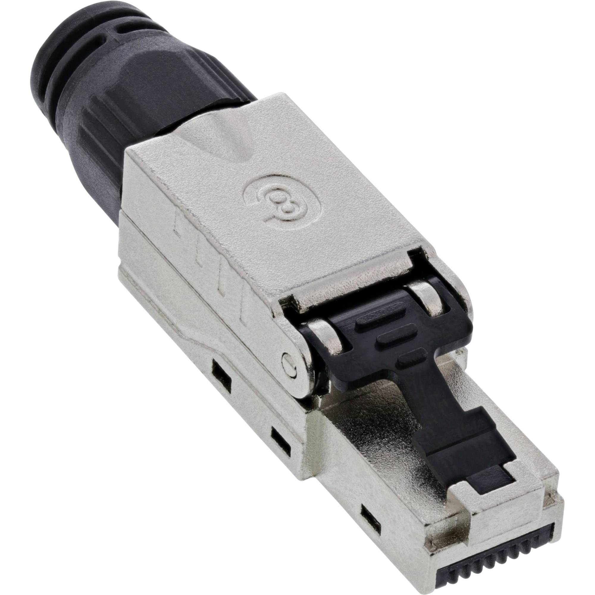 INLINE - RJ45 Stecker Cat.8.1 2000MHz - feldkonfektionierbar - geschirmt - Schraubv.