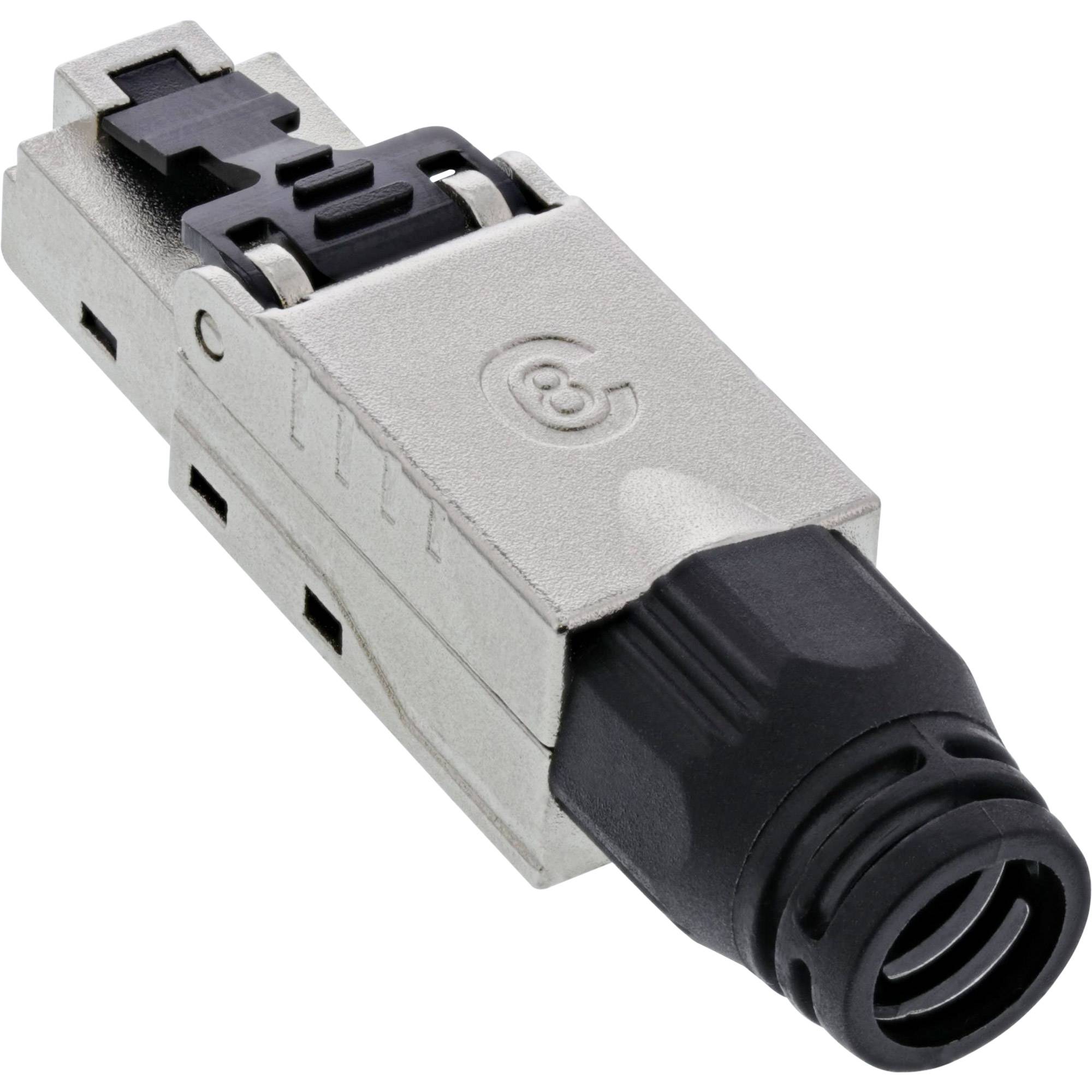 INLINE - RJ45 Stecker Cat.8.1 2000MHz - feldkonfektionierbar - geschirmt - Schraubv.