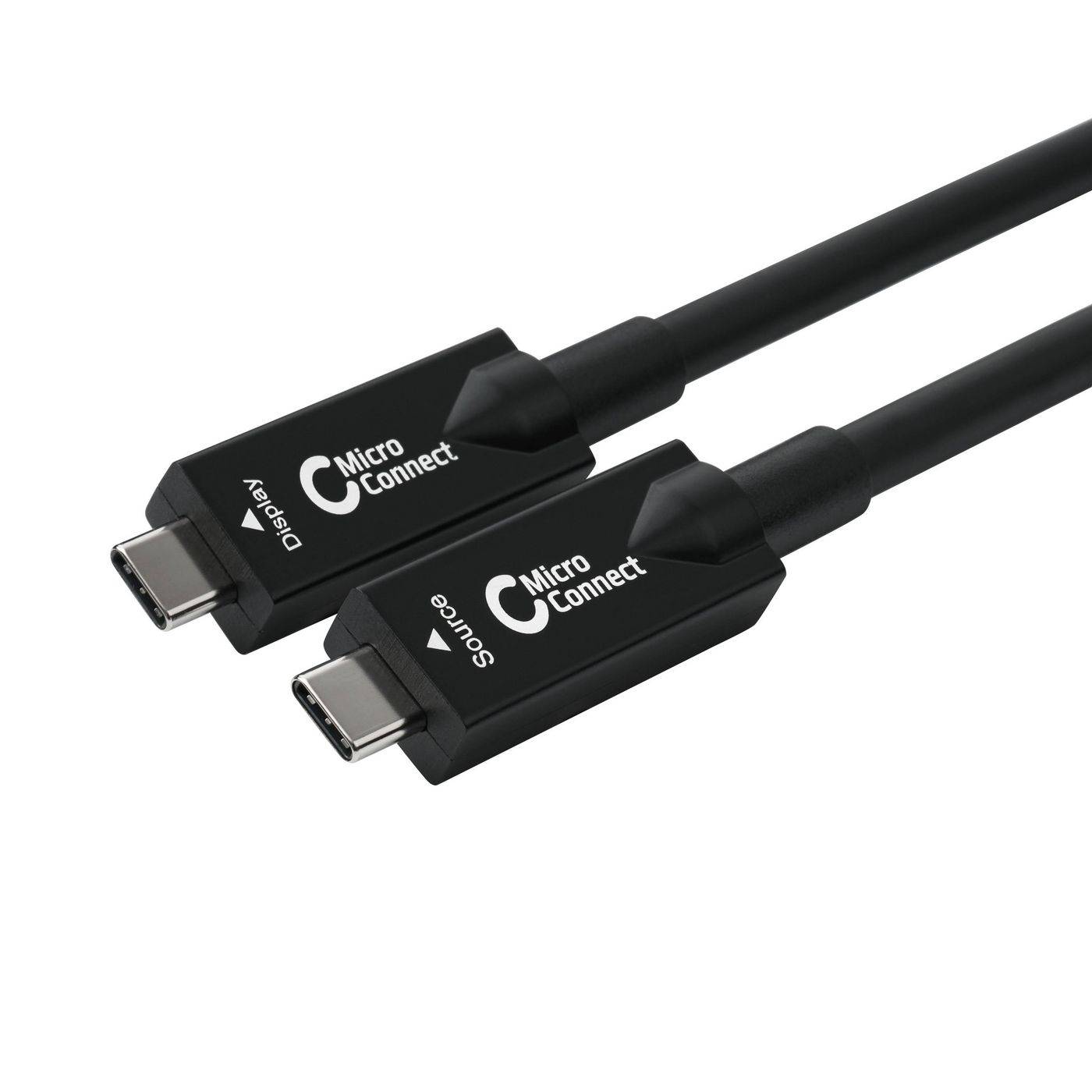 USB-C Hybridkabel 15m, 60W, 10Gbps, 4K60Hz