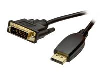 Synergy 21 3.0m DP - DVI-D, 3 m, DisplayPort, DVI-I, Männlich, Männlich, Gold