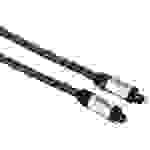 Hama Audio-Lichtleiter-Kabel, ODT-Stecker (Toslink), Gewebe, 3,0 m