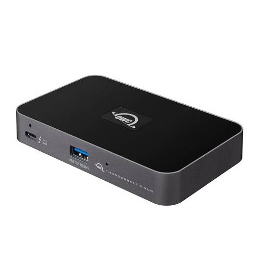 Thunderbolt Hub grau schwarz Thunderbolt 4 USB-A