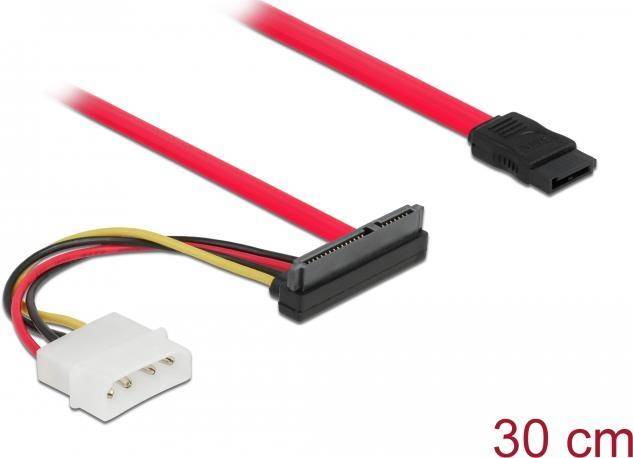 Delock SATA HDD-Netzkabel - interne Stromversorgung, 4-polig, SATA zu SATA Combo