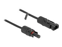 DeLOCK 88228, Kabel, Kunststoff, Schwarz, 4 mm², MC4, Männlich