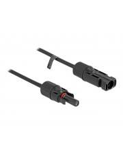 Delock Stromkabel - MC4 (M) zu MC4 (W) - 600 V - 3 m - Schnappverschluss - Schwa