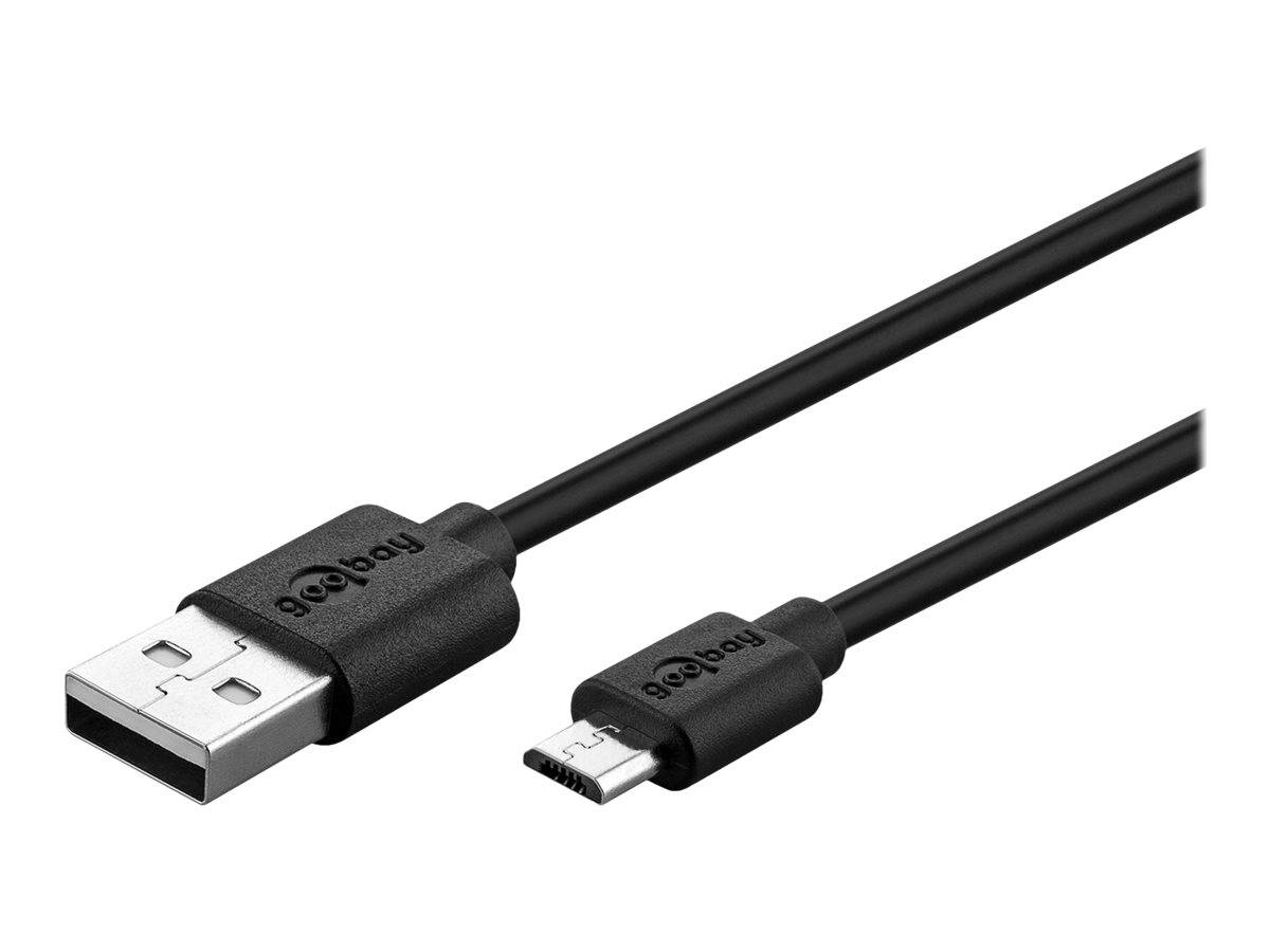 Wentronic goobay - USB-Kabel - Micro-USB Typ B (M) zu USB (M) - USB 2.0 - 5 V -