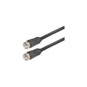 shiverpeaks ®-BASIC-S--Adapter-Stecker SET, SAT-F Verbinder und F Stecker 6,7mm mit breieter Mutter, vergoldet für