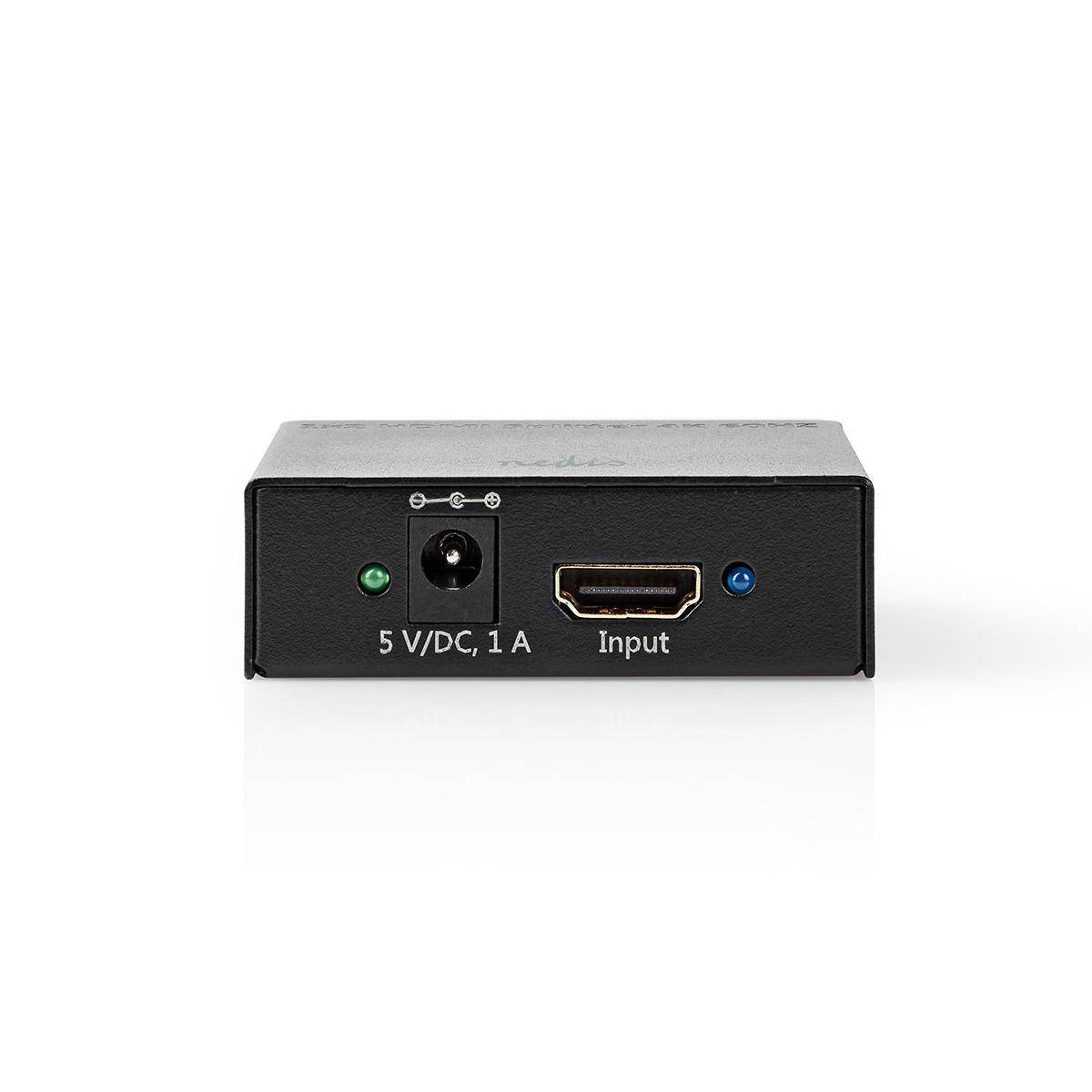 VSPL3472AT - HDMI - 2x HDMI - Schwarz - Metall - 4K Ultra HD