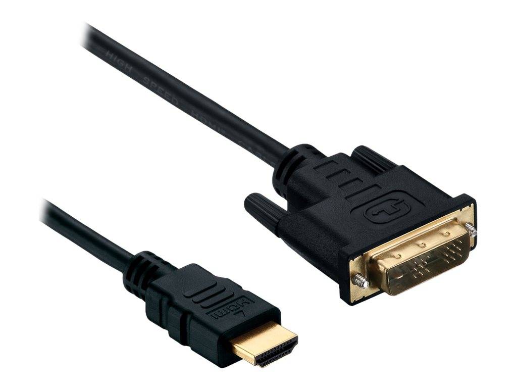 Helos BASIC - Adapterkabel - Single Link - DVI-D männlich zu HDMI männlich - 1.5 m - abgeschirmt - Schwarz - Daumenschra