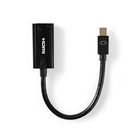 Nedis 0.2 m Mini DisplayPort - HDMI-Kabel Schwarz[Mini DisplayPort-Stecker - Kabel - Digital/Display/Video