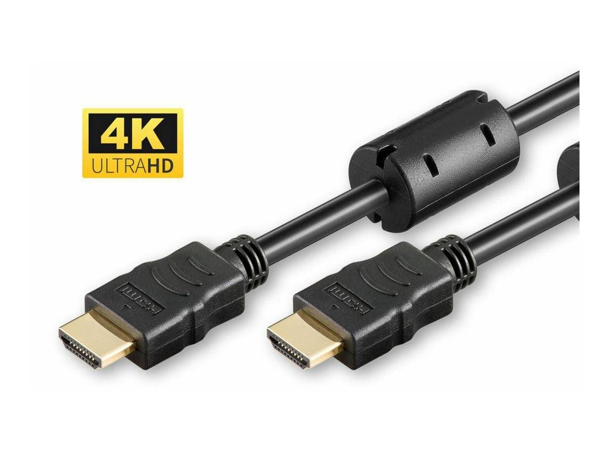 MicroConnect - High Speed - HDMI-Kabel - HDMI männlich zu HDMI männlich - 7.5 m - Schwarz - unterstützt 4K 30 Hz (3840 x
