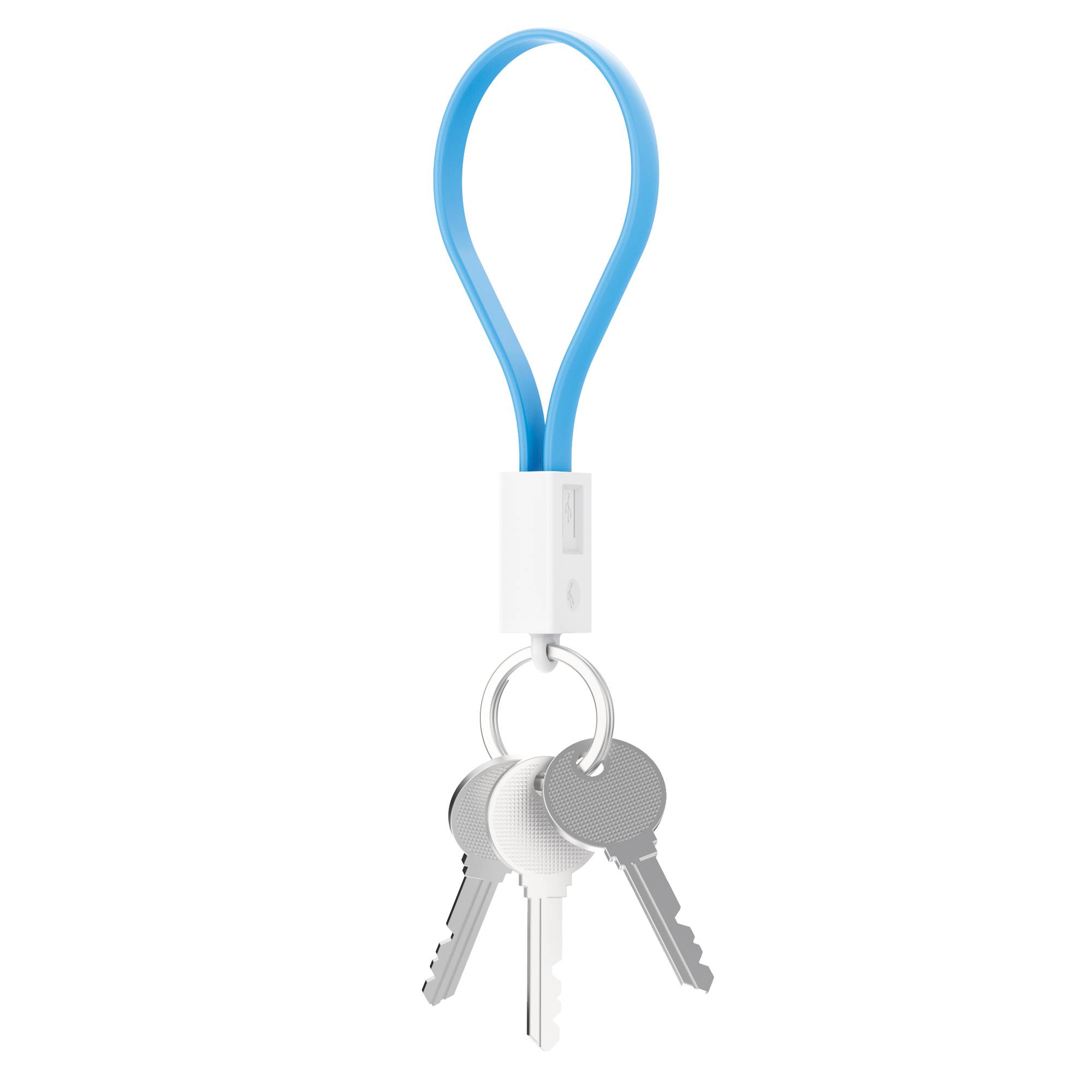 Kabel XLayer Colour Line Key Cable Micro-USB auf USB Typ A 0.2 m Blue