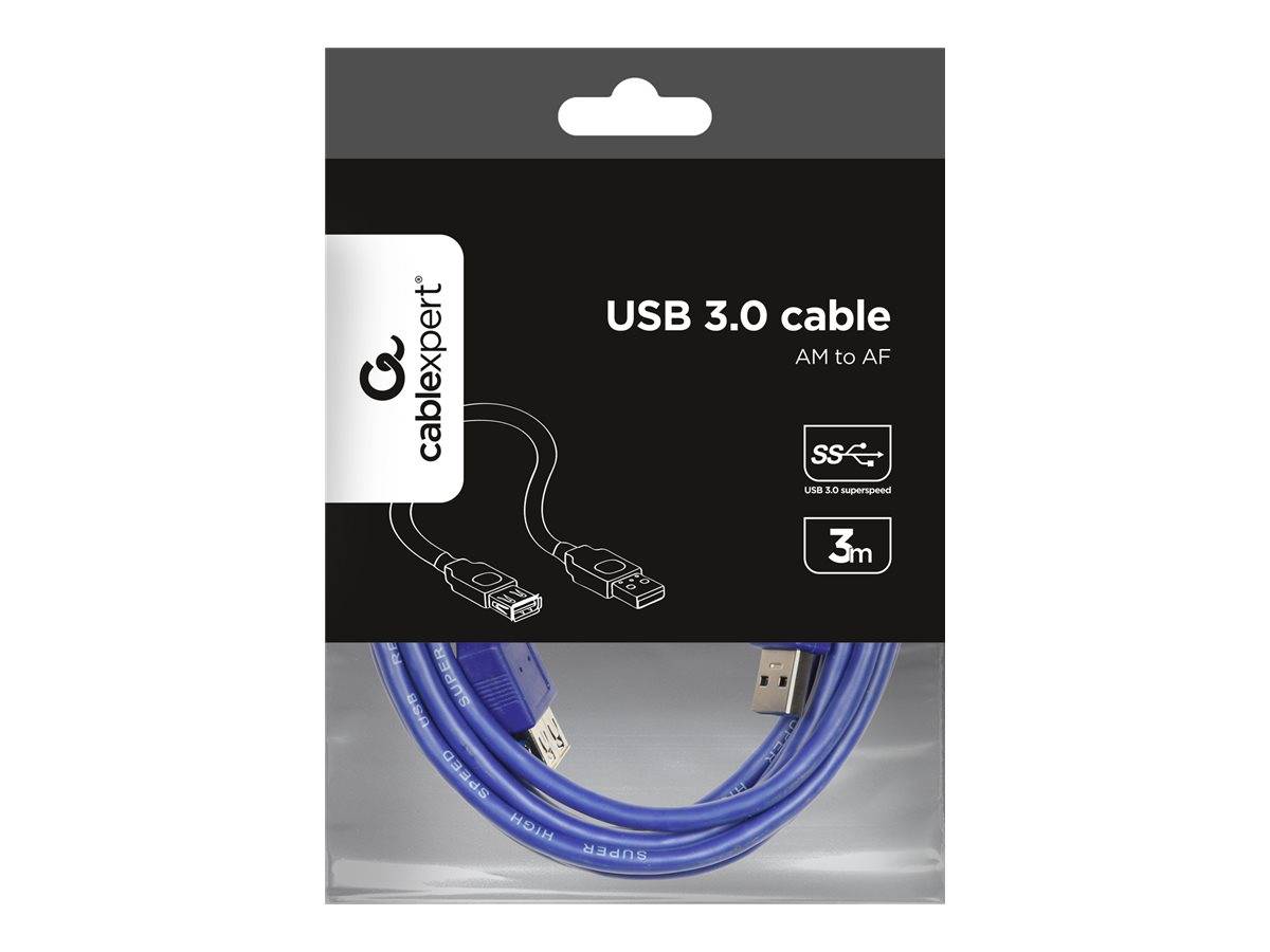 Gembird CCP-USB3-AMAF-10 - USB-Verlängerungskabel - USB Typ A (W)zu USB Typ A
