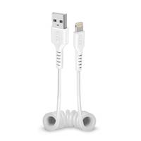 SBS TECABLEUSBIP589SW, Lightning, USB A, Männlich, Männlich, Weiß, Gerade