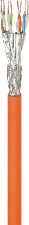 goobay CAT 7A Netzwerkkabel S/FTP PiMF orange 100 m