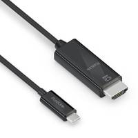 PureLink PURE IS2201-010 - Adapterkabel USB Type-C> HDMI 4Ka60 Hz schwarz 1.0 - Digital/Daten - Digital/Display/Video