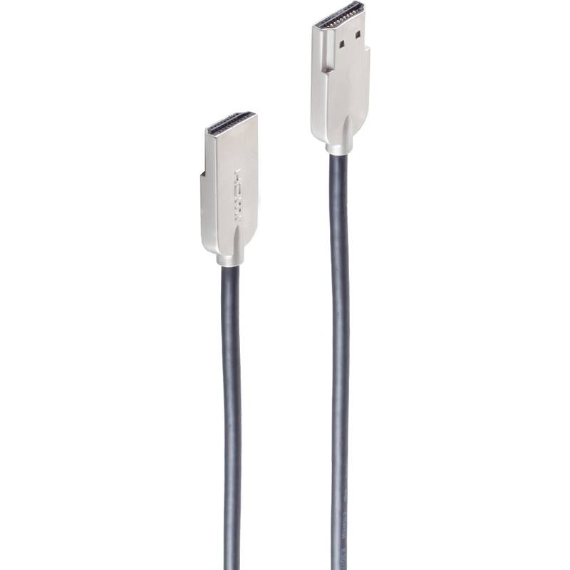 shiverpeaks BASIC-S Slim-HDMI Kabel, HDMI-A Stecker, 0,5 m