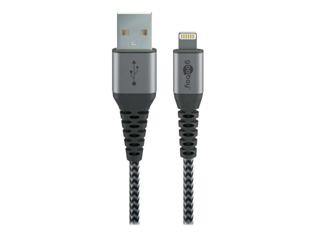 WENTRONIC - goobay - Lightning-Kabel - USB männlich zu Lightning männlich