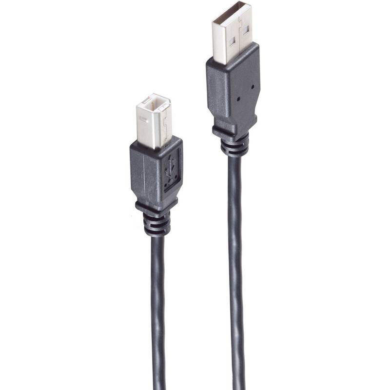 shiverpeaks BASIC-S USB 2.0 Kabel, A-Stecker - B-Stecker