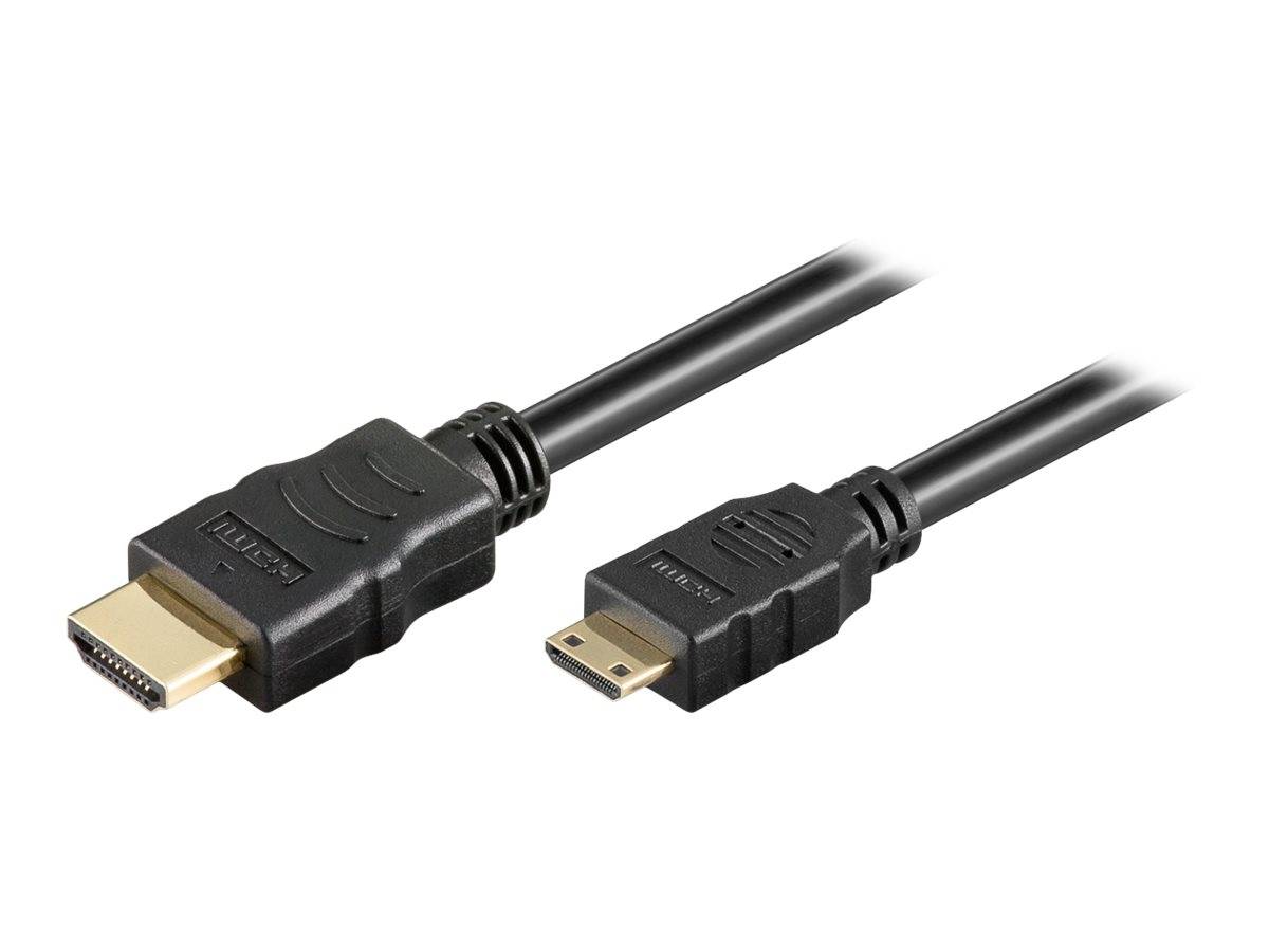 MicroConnect - HDMI mit Ethernetkabel - mini HDMI (M)