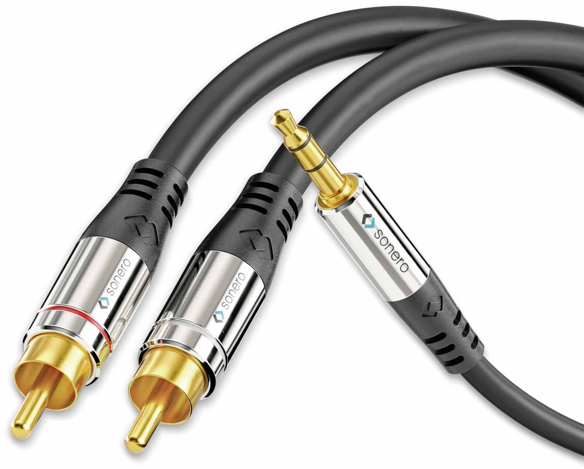 PURELINK - Sonero Premium - Audiokabel - RCA männlich zu mini-phone stereo 3.5 mm männlich