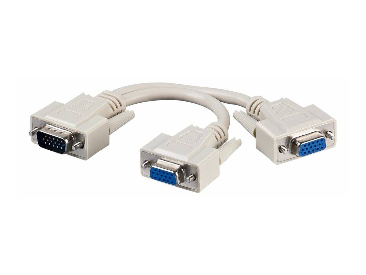 MicroConnect - VGA-Splitter - HD-15 (VGA) (M)