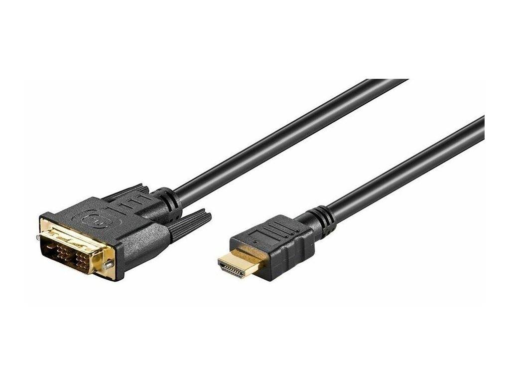 MicroConnect - Adapterkabel - HDMI männlich zu DVI-D männlich