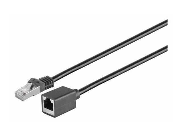 MicroConnect Netzwerkverlängerungskabel - RJ-45 (M)zu RJ-45 (W) - 1 m - 6 mm -