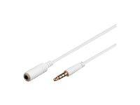 MicroConnect - Audioverlängerungskabel - mini-phone stereo 3.5 mm weiblich zu mini-phone stereo 3.5 mm männlich