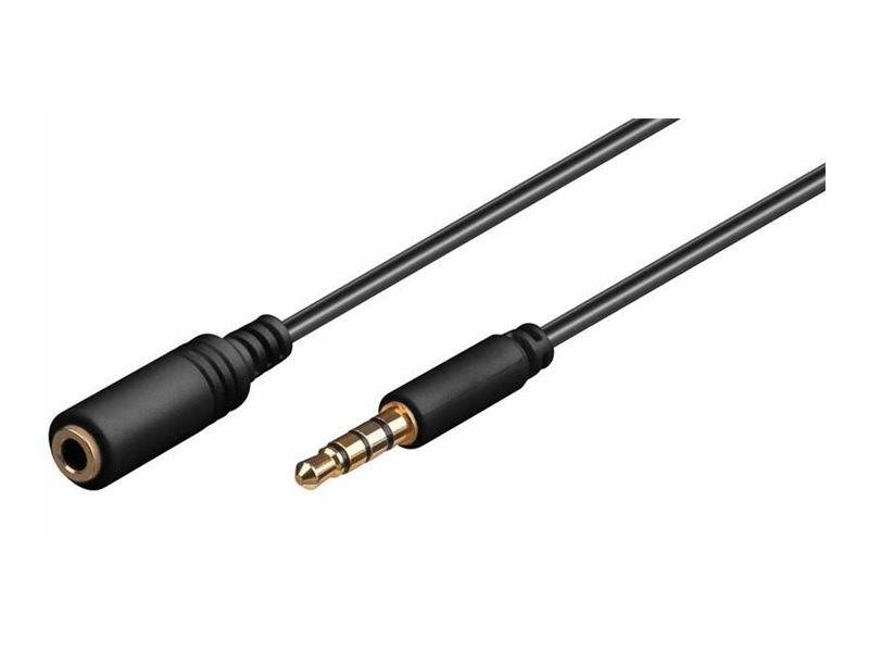 MicroConnect - Audioverlängerungskabel - Mini-Stecker weiblich zu Mini-Stecker männlich