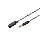 MicroConnect - Audioverlängerungskabel - Mini-Stecker weiblich zu Mini-Stecker männlich